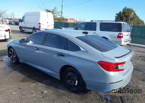 2021 Honda Accord Sport из США, поврежденный, VIN 1HGCV2F35MA007202